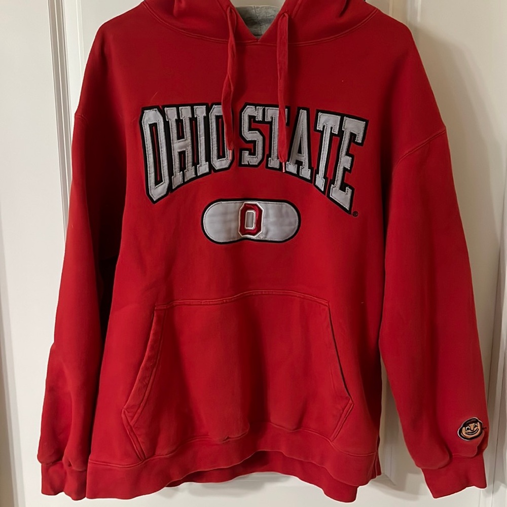 E-FIVE RED OHIO STATE SWEATSHIRT MENS SIZE XL
